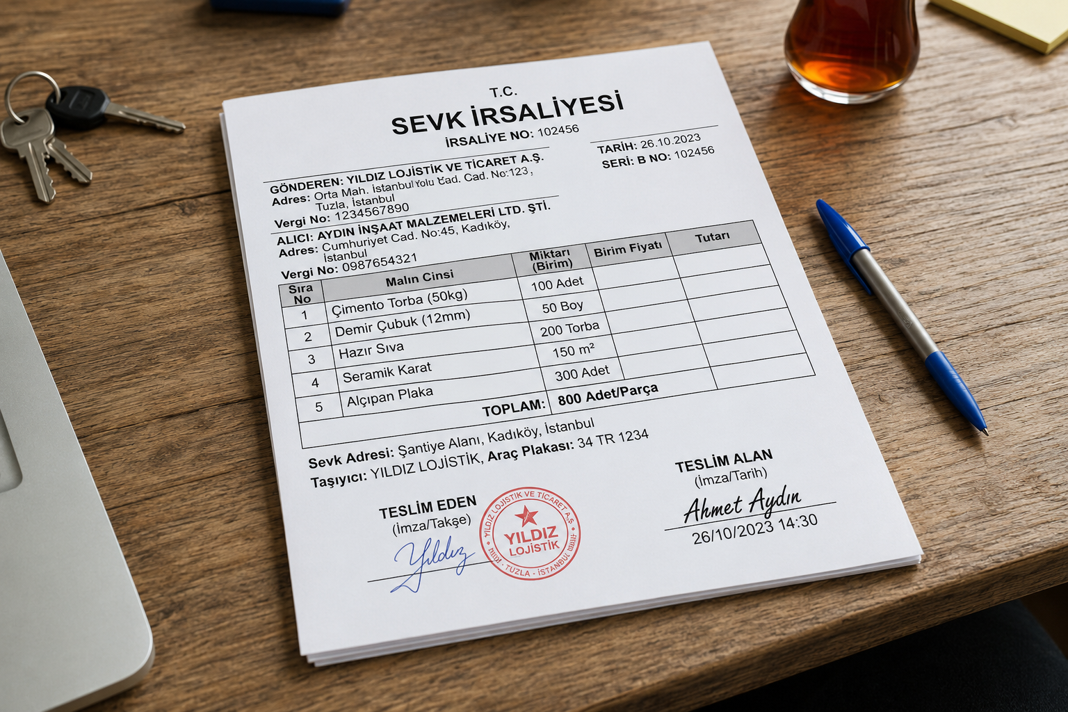 Sevk İrsaliyesi