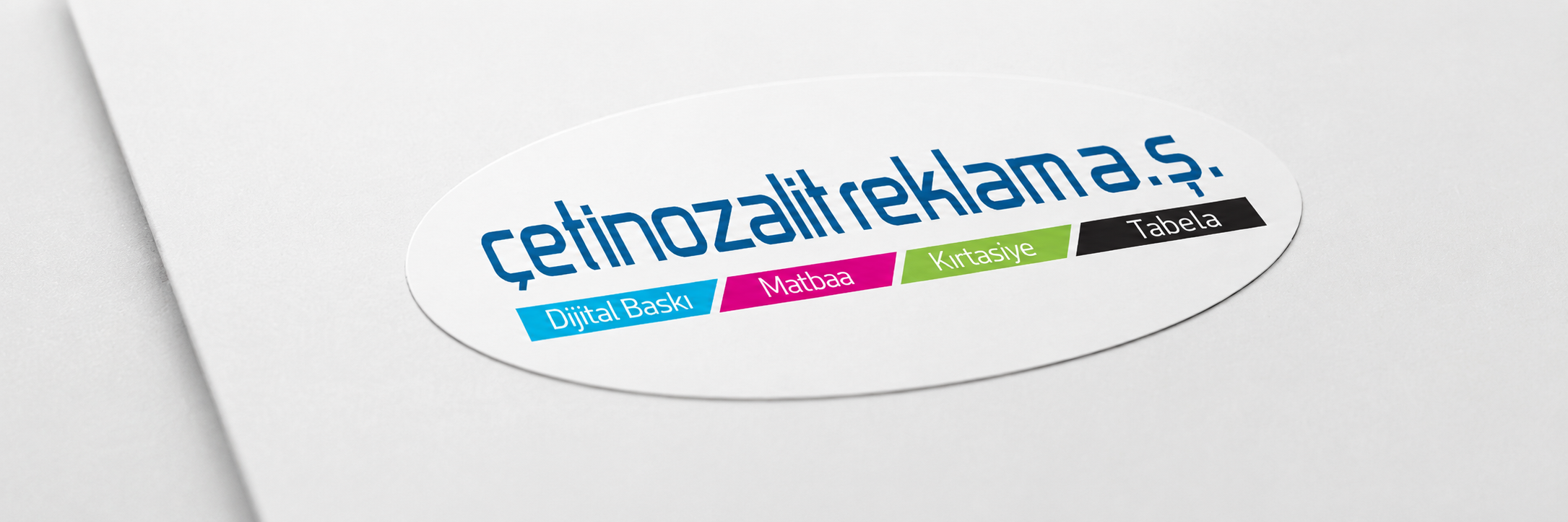Oval PP Opak Sticker