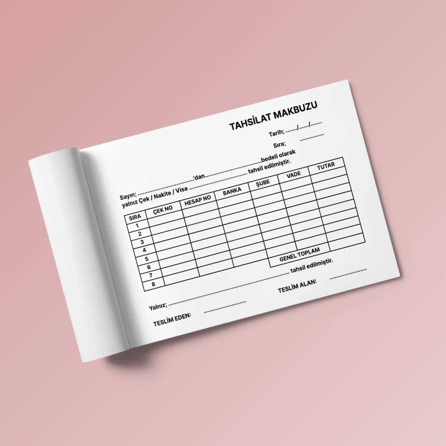 Tahsilat Makbuzu
